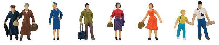 Waiting Passengers -- pkg(8), HO, Faller Gmbh 151616