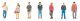 Young People on the Road -- pkg(7), HO, Faller Gmbh 151661