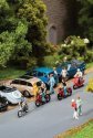Motorcyclists -- 4 Bikes & 4 Riders, HO, Faller Gmbh 151669