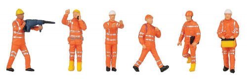 Modern Tunnel Construction Workers -- pkg(6), HO, Faller Gmbh 151851