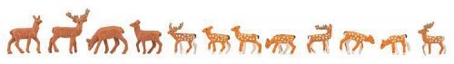 Fallow and Red Deer pkg(12), N, Faller Gmbh 155905