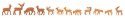 Fallow and Red Deer pkg(12), N, Faller Gmbh 155905
