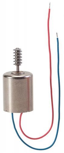 Can Motor w/Worm - Car System -- 3/8′ 10mm Diameter, Short Worm, Module 0.3, All Scales, Faller Gmbh 163310
