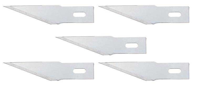 Spare Straight Blades -- Fits Knife Handle 272-170540 pkg(5), All Scales, Faller Gmbh 170541