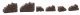 Firewood Stacks -- 6 Different Stacks, HO, Faller Gmbh 180007