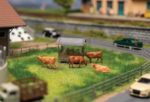 Cows with Sound Module and Speaker -- pkg(4), HO, Faller Gmbh 180235