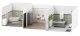 Inside Bathroom Facilities -- Kit - 3 Different Groups, HO, Faller Gmbh 180355