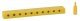 Low-Voltage Distribution Terminal (Plate) -- 10 Sockets and Plugs, 3/32′ 2.5mm (yellow), All Scales, Faller Gmbh 180802