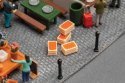 Market Crates with Vegetables -- pkg(4), HO, Faller Gmbh 180868
