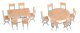 2 Tables and 12 Chairs, HO, Faller Gmbh 180957