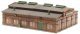 Dresden Streetcar Carbarn (Tram Depot) -- Kit - 14-13/16 x 10-7/8 x 4-7/8′ 37.6 x 27.6 x 12.4cm, HO, Faller Gmbh 191823