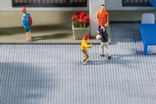 Self-Adhesive Road Surface Sheet -- Sidewalk, N, Faller Gmbh 272313