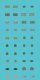 Railroad Decal Set -- 20 Assorted Pairs of Raised-Print Builders Plates, HO, Tichy Train Group 10183