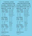 Railroad Decal Set -- Generic 36`, 40` and 50` Refrigerator Car - Reefer Data (black lettering, HO, Tichy Train Group 10381