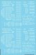 Railroad Decal Set -- Generic Tank Car Data (white lettering), HO, Tichy Train Group 10385