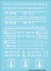 Railroad Decal Set -- Boston & Maine - MTC Roadname Set (white), N, Tichy Train Group 10415N