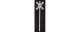 Modern US Style Railroad Crossbuck Warning Signs -- pkg(8), S, Tichy Train Group 3538