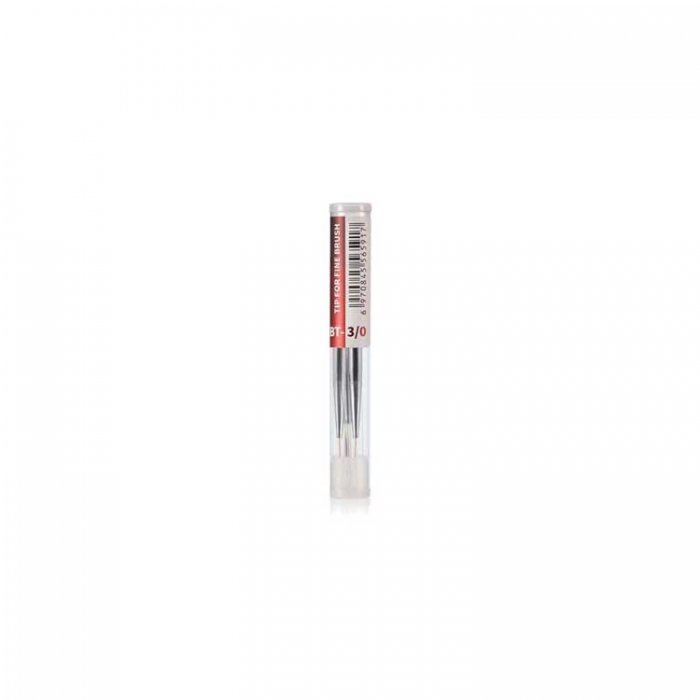 Interchangeable Aluminum-Shank Fine Brush Tips -- 3/0 pkg(3), All Scales, DSPIAE 30