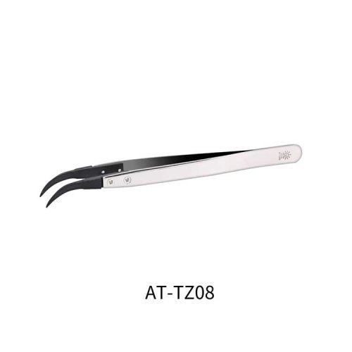 High Precision Stainless Steel Angled Tweezers, All Scales, DSPIAE ATTZ08