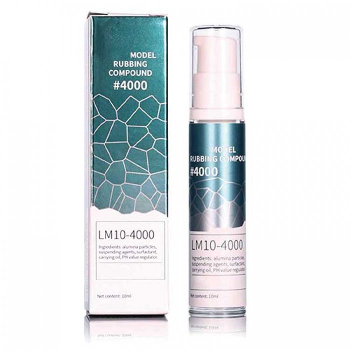 Liquid Model Rubbing Compound -- 4000 grit, All Scales, DSPIAE LM104000