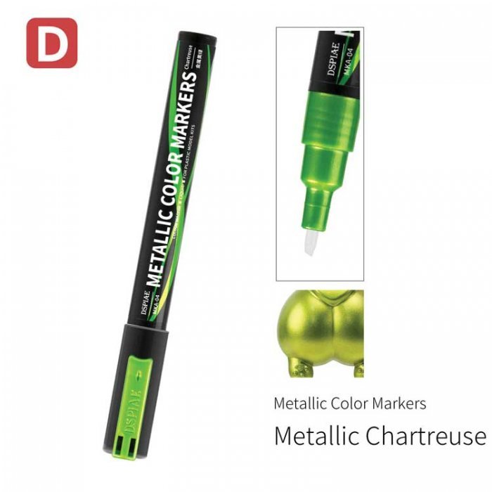 Super Metallic Color Paint Marker -- Metallic Chartreuse, All Scales, DSPIAE MKA04