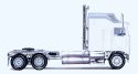 K100 Semi Tractor w/1-Bar Grille & Extra-Long Chassis - Assembled -- Painted (Various Colors), Chro, HO, Herpa Models 35260
