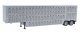 48′ Livestock Trailer - Assembled -- Silver, HO, Herpa Models 5354