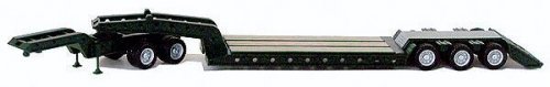 Heavy-Duty Lowboy Trailer - Assembled -- Black, HO, Herpa Models 5396