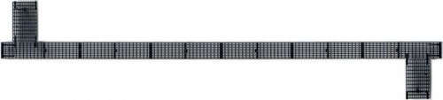 40′ Apex Running Board -- Black, HO, Kadee Quality Products 2002