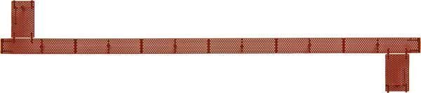 40′ Morton-Style Running Boards -- Galvanized 1 Pair, HO, Kadee Quality Products 2008