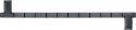 50′ Apex Running Board -- Black, HO, Kadee Quality Products 2012