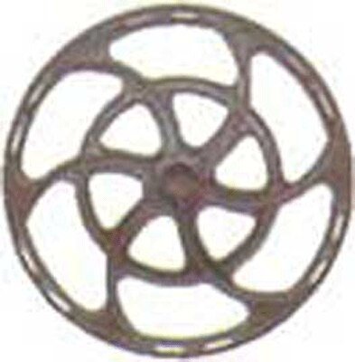 Equipco Type Brake Wheels pkg(8) -- Dark Boxcar Red, HO, Kadee Quality Products 2021
