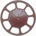 Modern Brake Wheels pkg(8) -- Dark Boxcar Red, HO, Kadee Quality Products 2025