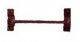 Side Grab Irons -- Red Oxide pkg(16), HO, Kadee Quality Products 2250