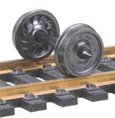 Code 110 (.110`) 36` Ribbed-Back RP-25 Wheelsets -- pkg(12), HO, Kadee Quality Products 521