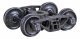 A.S.F.(R) Ride Control(R) 50-Ton Self-Centering HGC Trucks -- Code 110 (.110`) 33` Smooth-B, HO, Kadee Quality Products 562