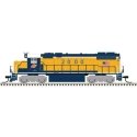 EMD GP38-2 Low Nose - Sound and DCC - Master Gold -- Alton & Southern 2000 (yellow, blue), N, Atlas Model Railroad Co. 40006233