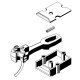 918 Type E Straight Centerset Shank Long Coupler -- 1 Pair with Body Mount Gearboxes, G, Kadee Quality Products 918
