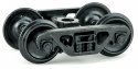 Barber(R) S-2 Roller Bearing Sprung Metal Trucks, 70 Ton -- 33 Smooth Back All Metal Non-Mag, G, Kadee Quality Products 973