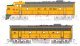 EMD FP7A-F7B Set - Standard DC -- Milwaukee Road 96A, 96B (Post 1955, Armour Yellow, gray, red), N, Kato USA Inc 1060432