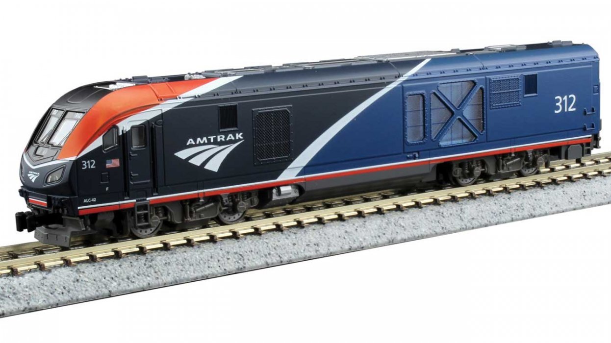 Siemens ALC-42 Charger - Standard DC -- Amtrak 315 (Phase VII, Two-Tone Blue, white, red), N, Kato USA Inc 1766056