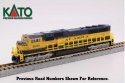 EMD SD70MAC w/Nose Headlight - Standard DC -- Alaska Railroad 4015 Spirit of North Pole (blue, yel, N, Kato USA Inc 1766411