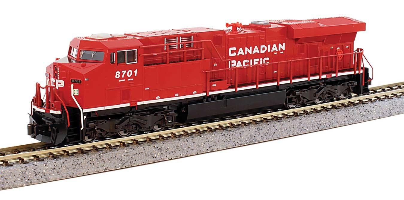 GE ES44AC GEVO - Standard DC -- Canadian Pacific 8701 (red, white), N, Kato USA Inc 1768944