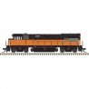 GE U23B - Sound and DCC - Master Gold -- Milwaukee Road 4804 (orange, black), N, Atlas Model Railroad Co. 40006204