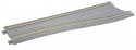 Concrete-Tie Double-Track Widening Section - Unitrack -- Right Hand 12-3/16′ 31cm Long, N, Kato USA Inc 20052