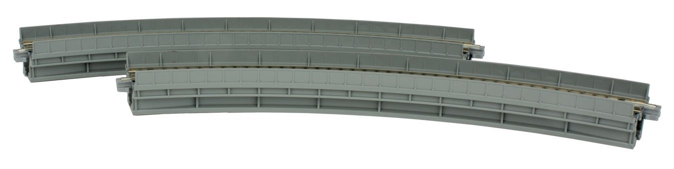Single-Track Viaduct -- Curved R282 - 45 (R 11-1/8′ - 45) pkg(2), N, Kato USA Inc 20510