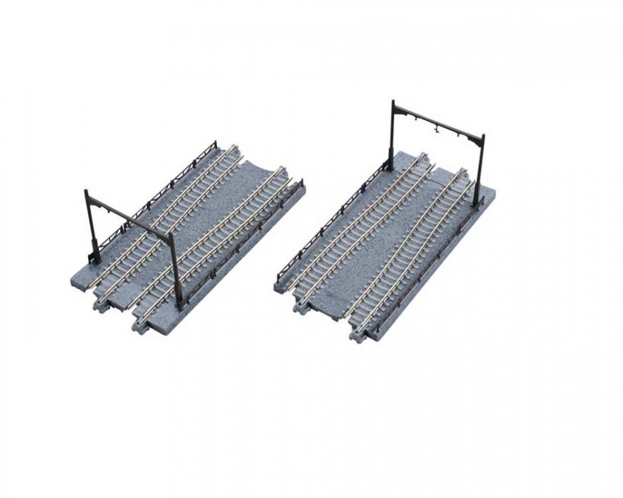Unitram Street Track -- Plate pkg(2), N, Kato USA Inc 40025