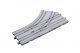 Unitram Street Double-Track Electric Turnout -- Left Hand 7-3/32′ 180mm Radius Diverging Route, N, Kato USA Inc 40212