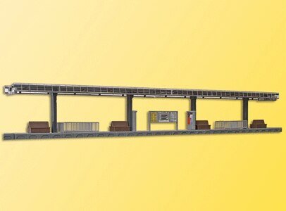 Modern Platform w/LED Lights -- Kit, HO, Kibri 39557