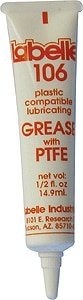 Plastic Compatible Grease w/PTFE -- 1/2oz 14.8mL, All Scales, Labelle Industries 106